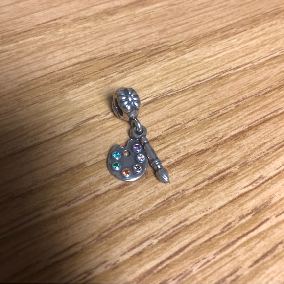 Pandora Jewelry Pandora Paint Palette And Brush Charm Poshmark